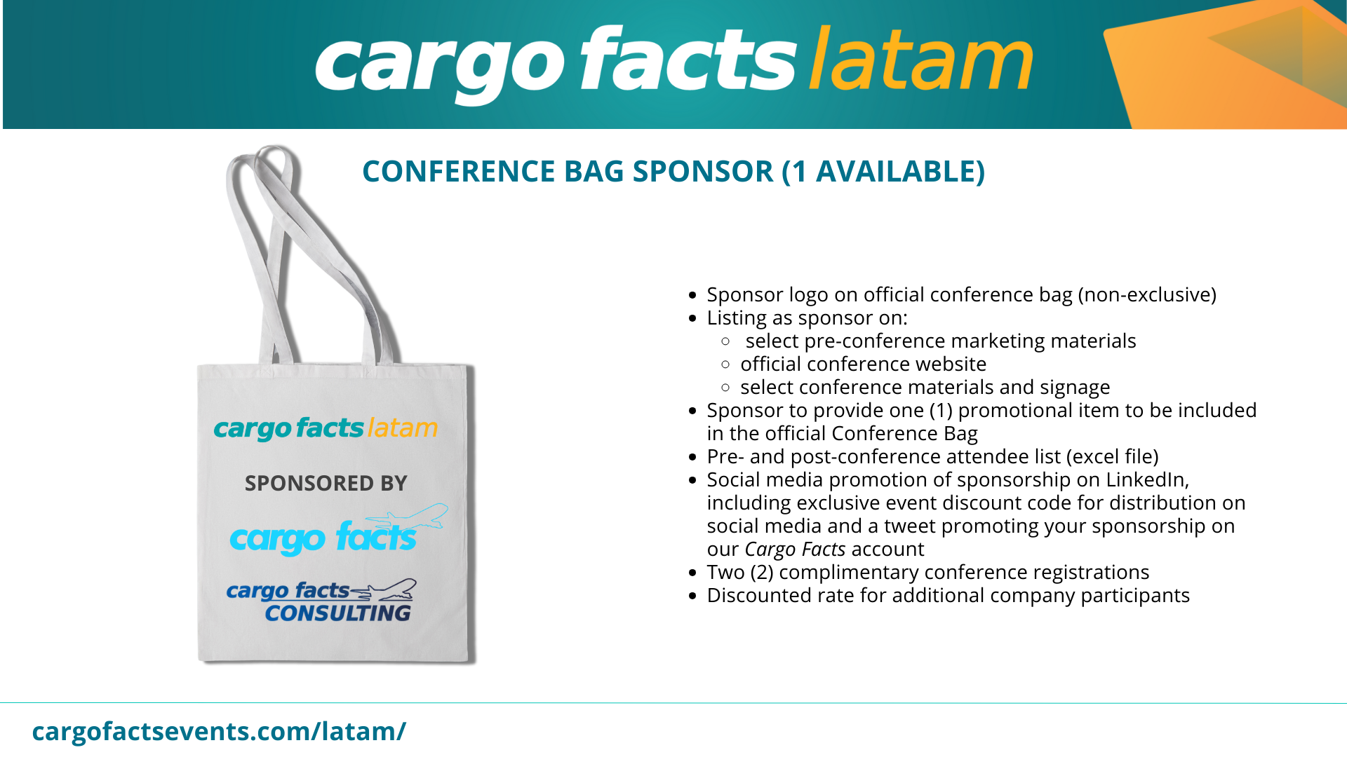 Conference Bag Sponsor
